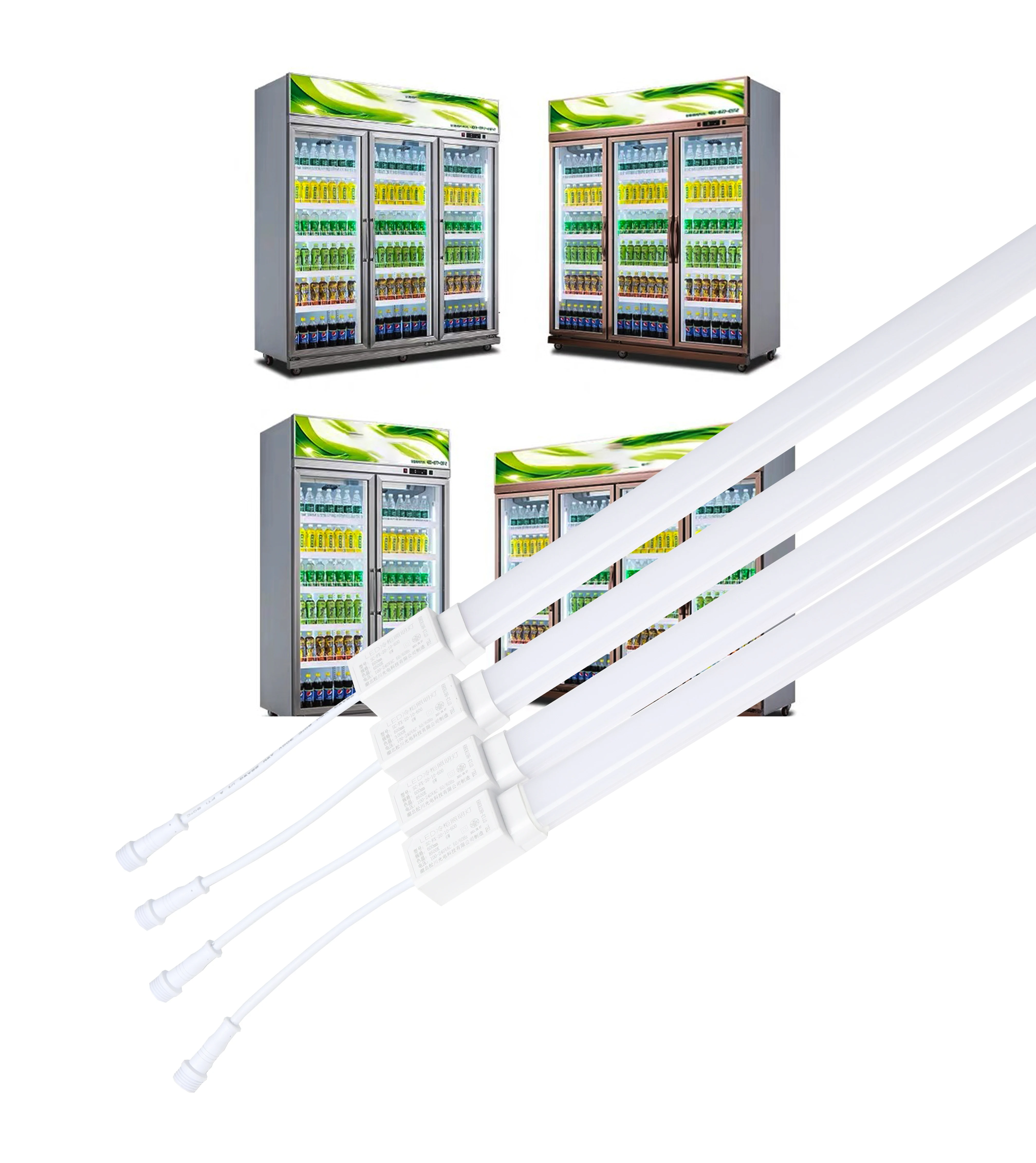 100-260V AC Commercial Refrigerator Light Magnet Installation Freezer LED Light IP66 Waterproof Samples available