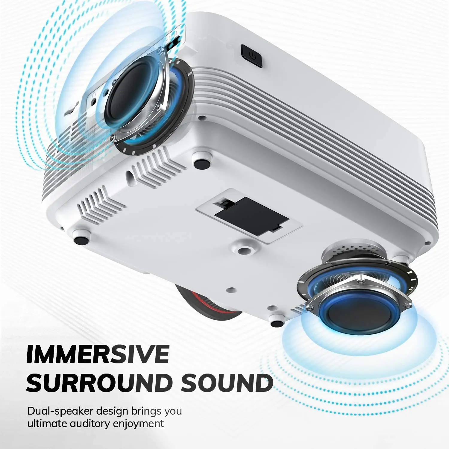 2021 Good Selling Android 8.0 system High Brightness 4000 lumens LED Projector For Home Theater Projector