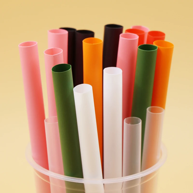 Wholesale Eco Friendly Plastic Compostable Full Biodegradable Drinking Straws Custom Logo PLA Straws