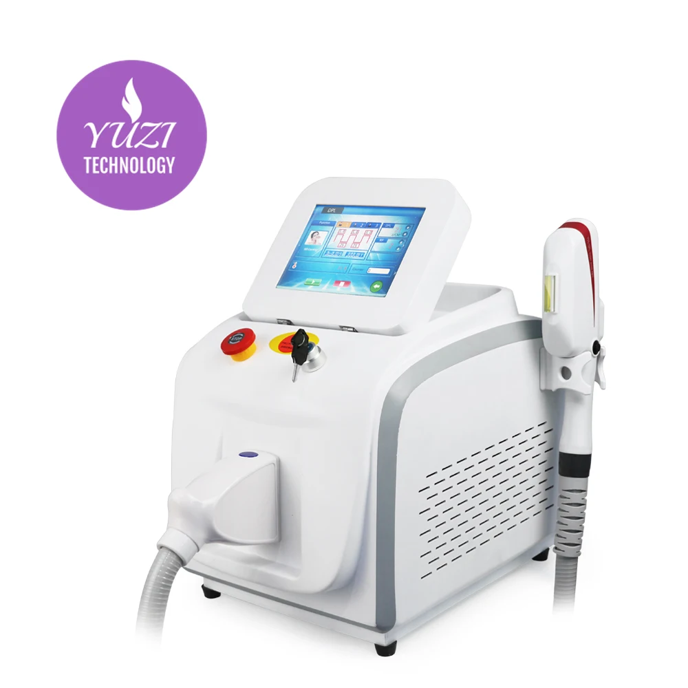 Best price 2 in 1 skin tightening improve coarse skin DPL permanent hair removal laser ipl for women