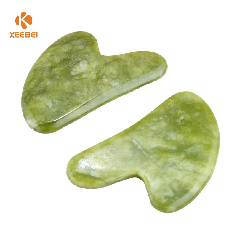Skin Rejuvenation green jade face tool stone gua sha board