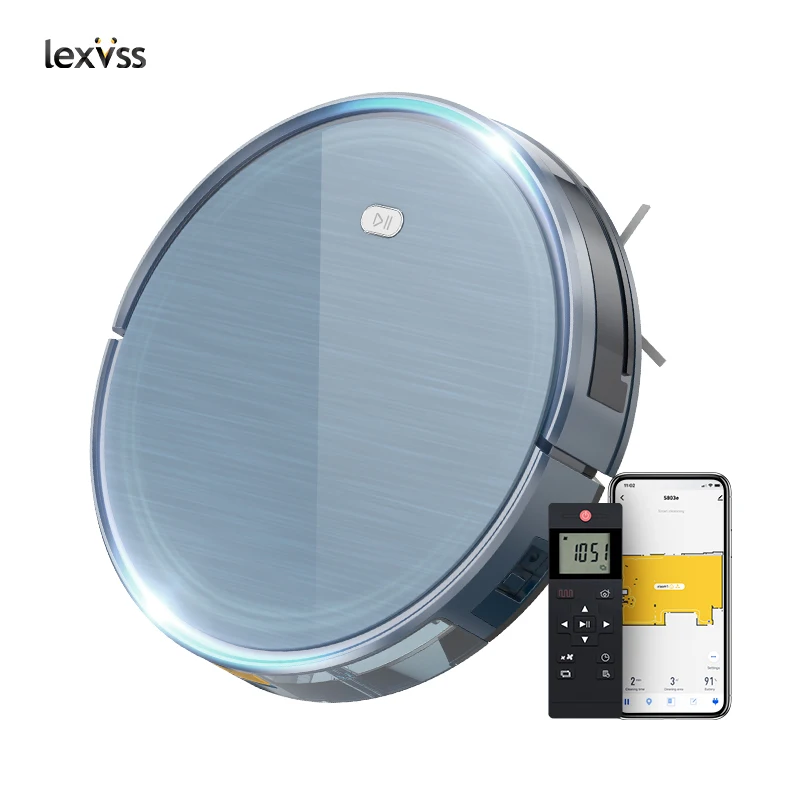 High Quality Robot Vacuum Cleaner Low Noise Smart Robot  Vacuum Cleaner Mopping Using Brush Less Motor Good Robot Vacuum Cleaner