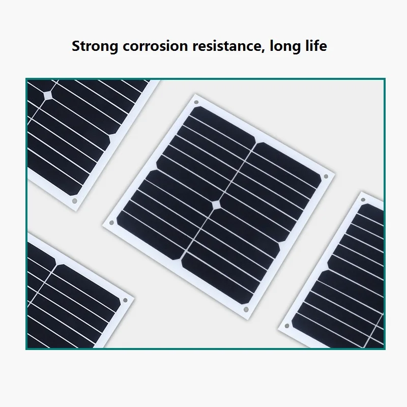 Polycrystalline Silicon Energy Panel Assembly Semi-flexible Solar Panel DIY 280*280mm 11W/12V Photovoltaic Panel Wholesale