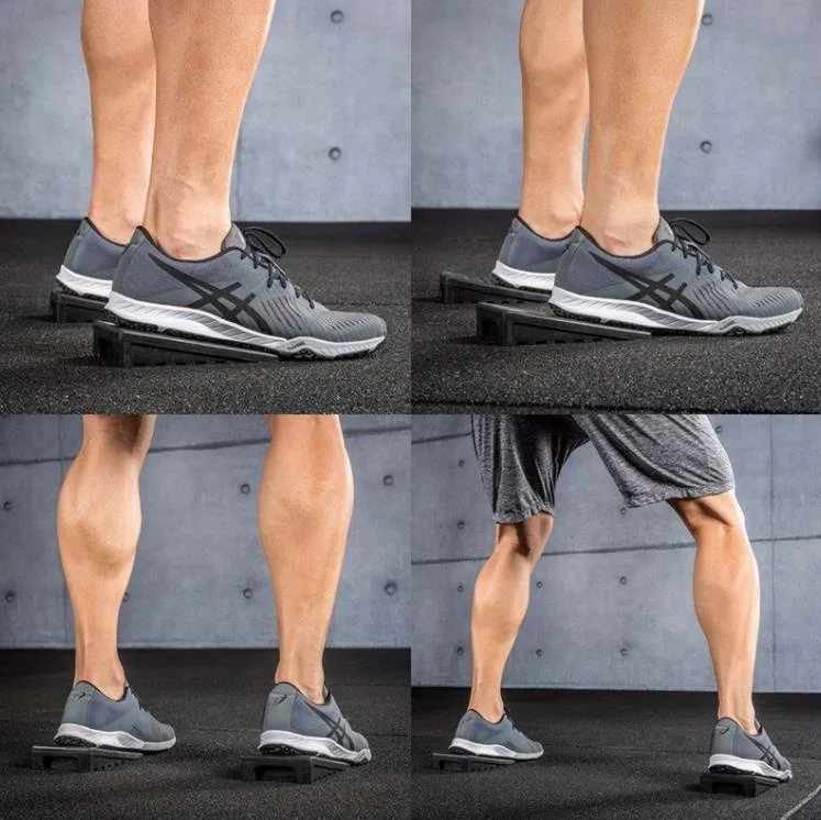 VIGFIT gym pair adjustable non-slip nature rubber ramp weightlifting squat wedge block