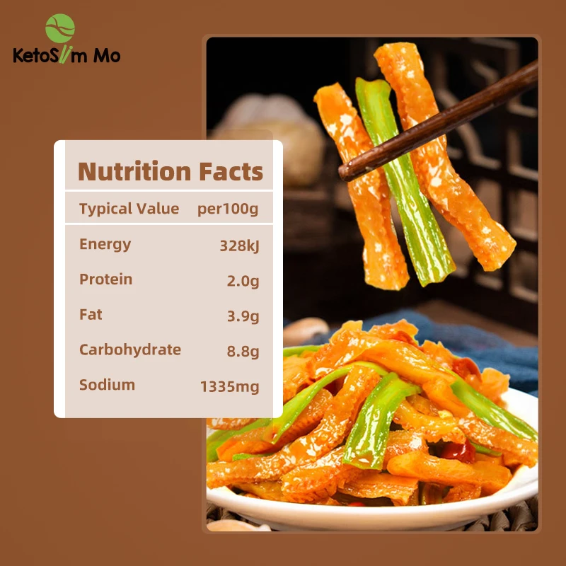 Healthy Spicy and Delicious Food Casual Chinese Snack Konjac Low Calories Exotic Packaged in Box