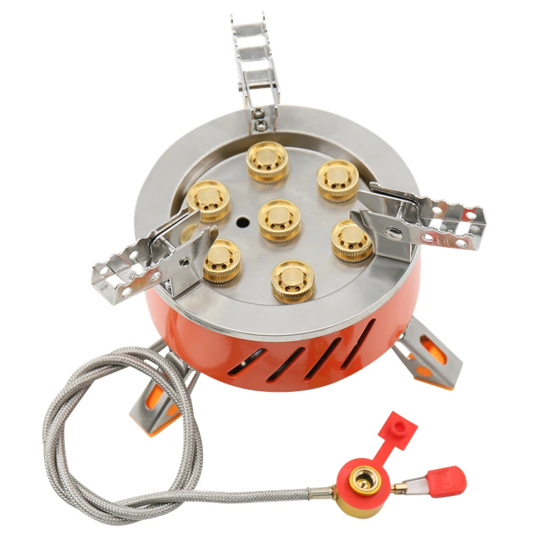 ZYZY outdoor stove high-power 7-hole outdoor seven-head camping stove