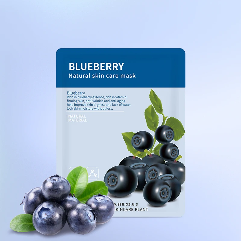 
Private Custom Label Deep cleansing Moisturizes Skin Natural Fruit Sheet Mask for All Skin Types 