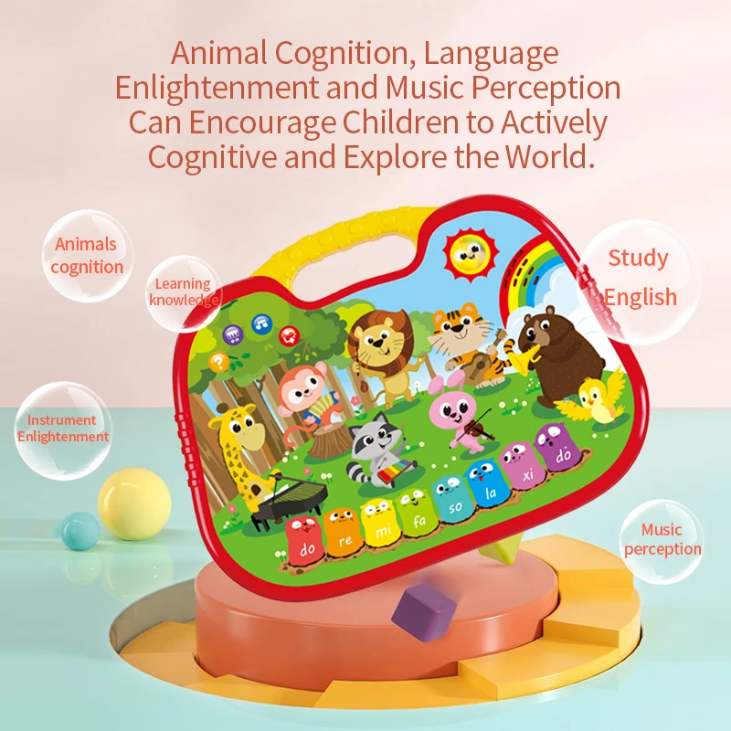 FiveStar Intelligent Touch Teach Reading Animal Sound Educational Machine for Kid Smart Children Point Read Toys