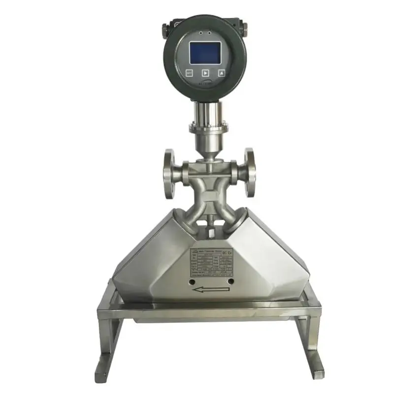 Digital Flow Controller Triangle Coriolis Mass Flowmeter Gas Level Indicator