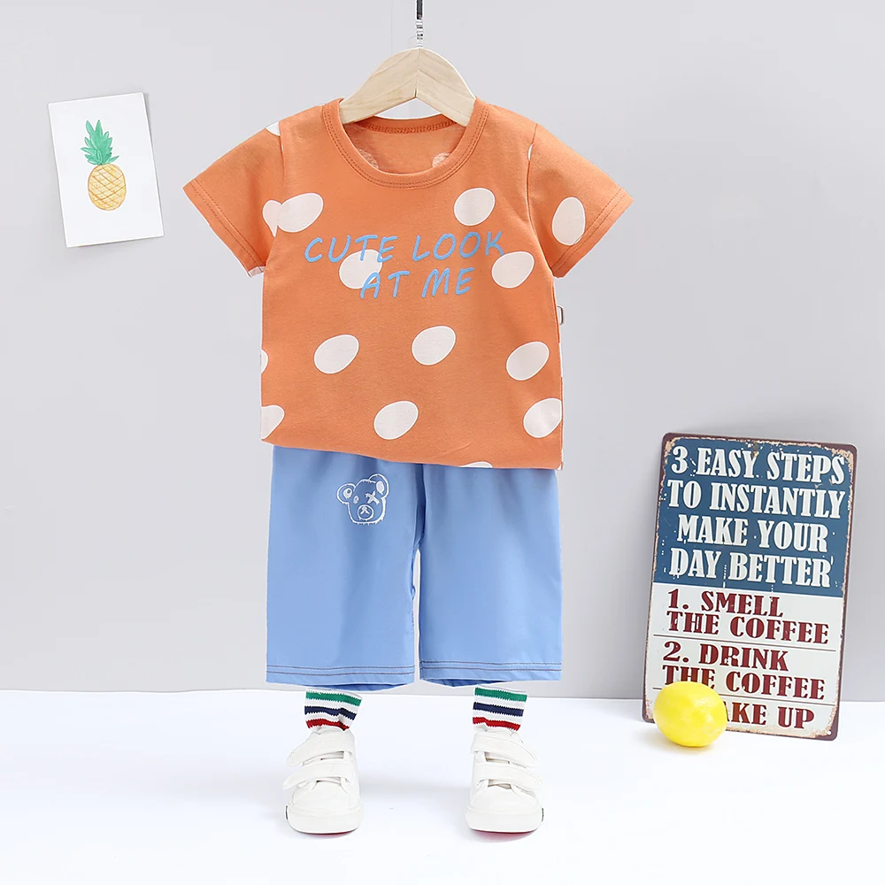 Children Clothes Factory for Kids Clothes Bulk Supply Kids Clothing Sets 2pcs T-shirts And Pants Supplier Wholesale Vietnam