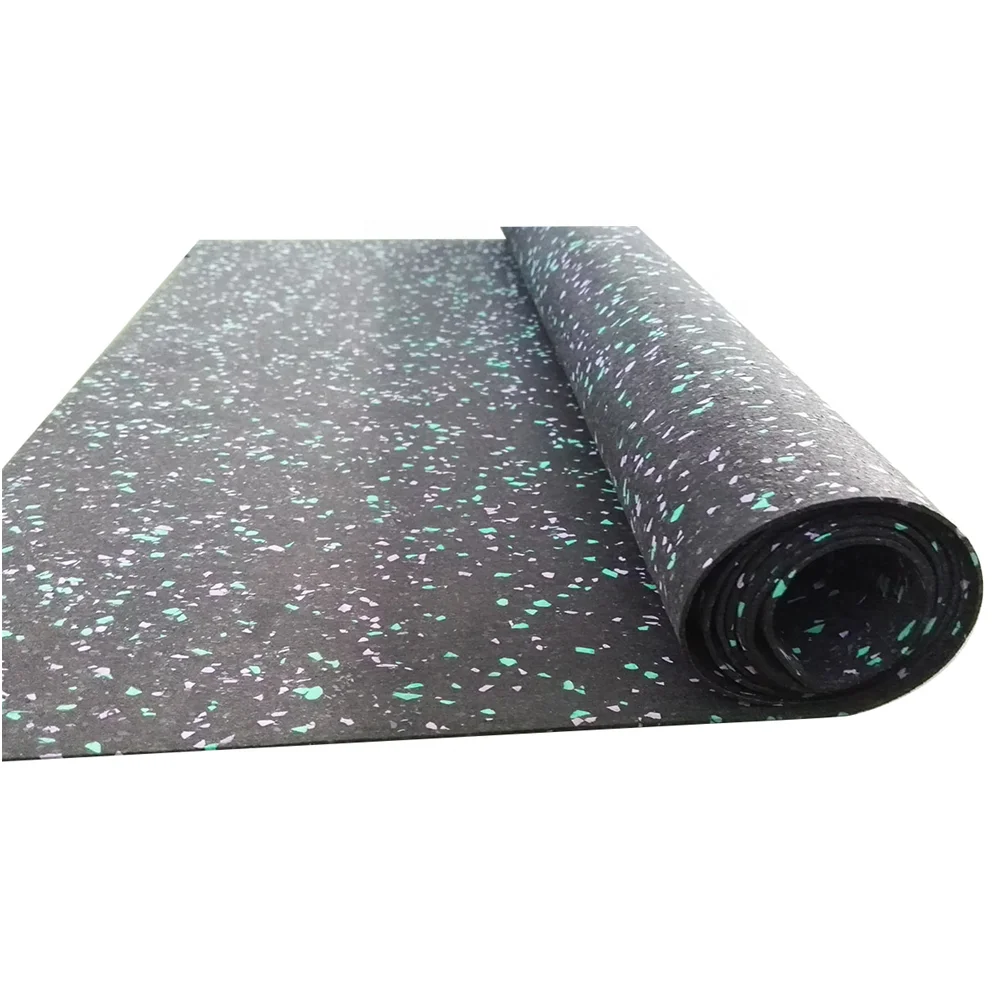 Rubber Floor 3-12mm rubber mat flooring rolls for gym