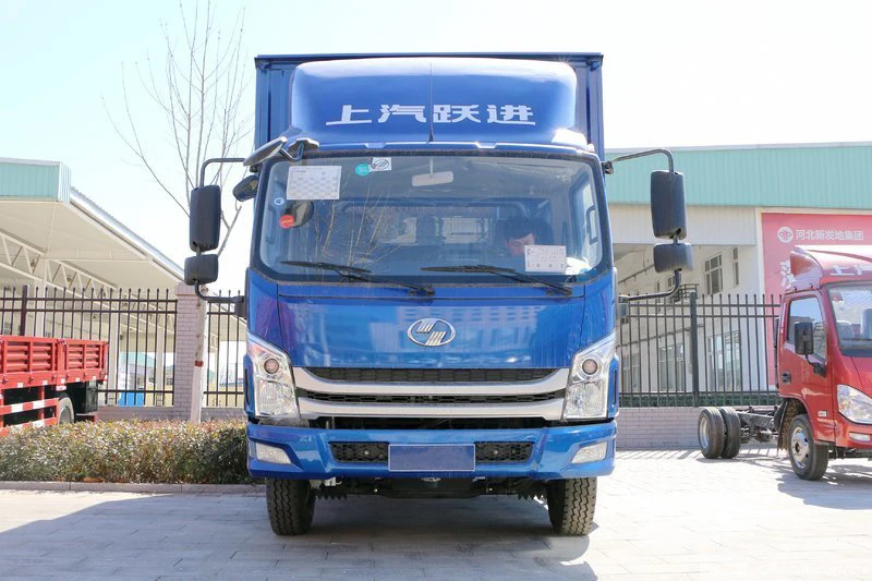 Shanghai Yuejin surpasses c300-33 4x2 125hp 4.105m used single row van light truck