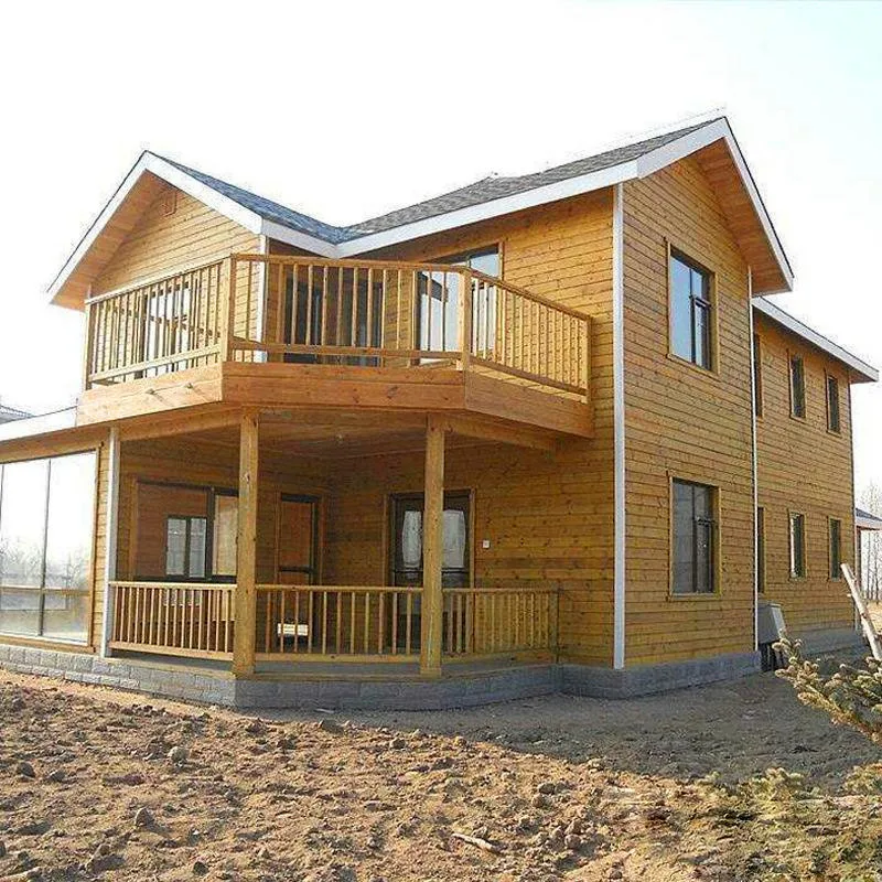 Red Cedar Prefab Moduarl Wooden House with 4 Bedroom for Sale