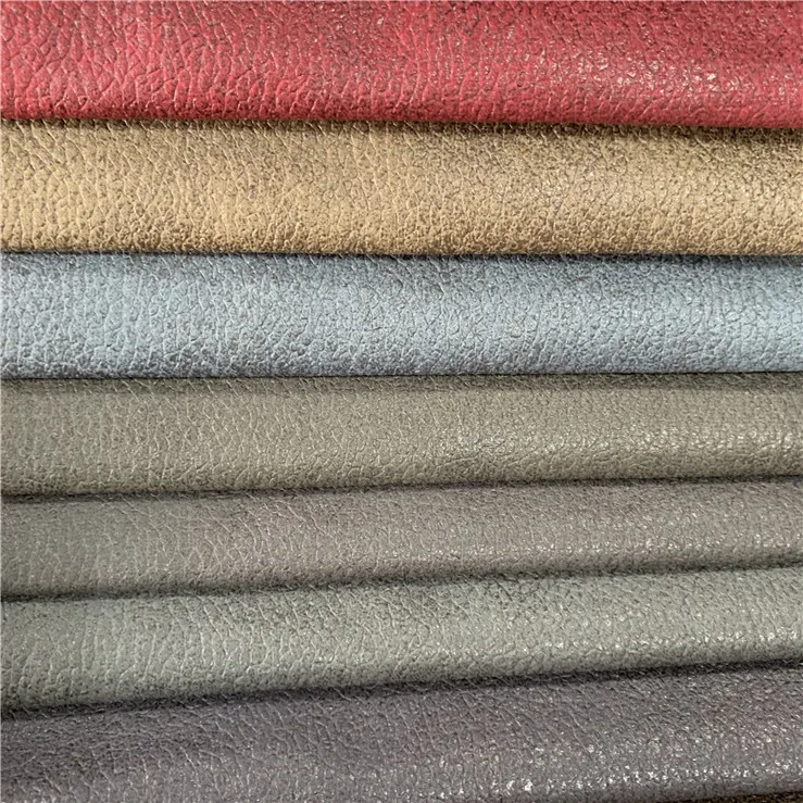 Bronzed polyester material design microfiber holland velvet for sofa fabric