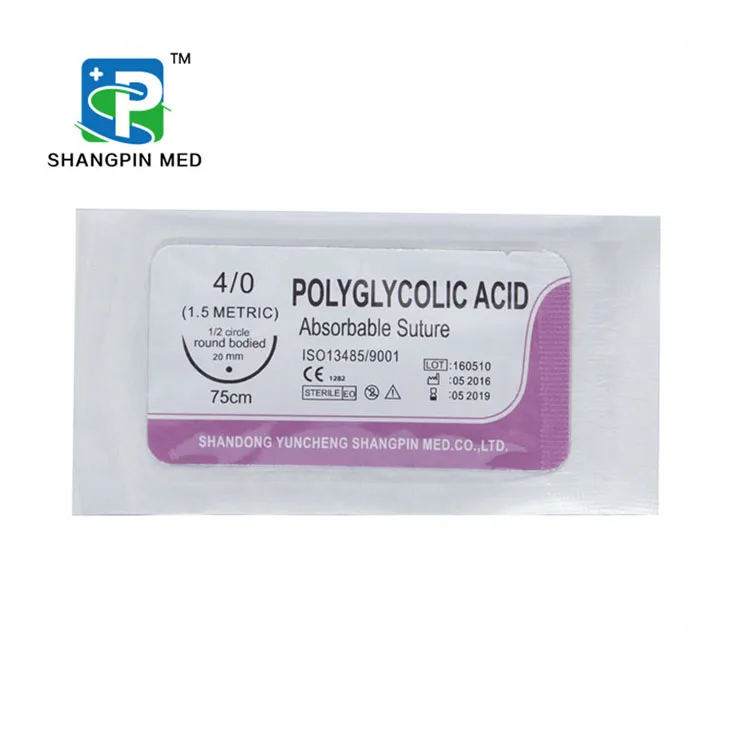 CE ISO Good Price Sterile Polyglactin 910 Suture Kit Sutures With Needle