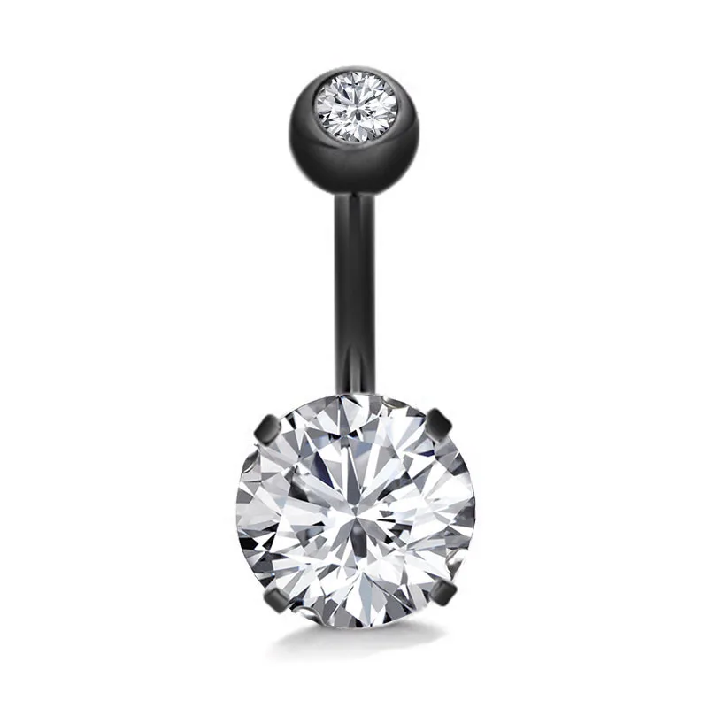 
Fashion 316L Surgical Stainless Steel Navel Piercing Dangle Belly Button Ring 