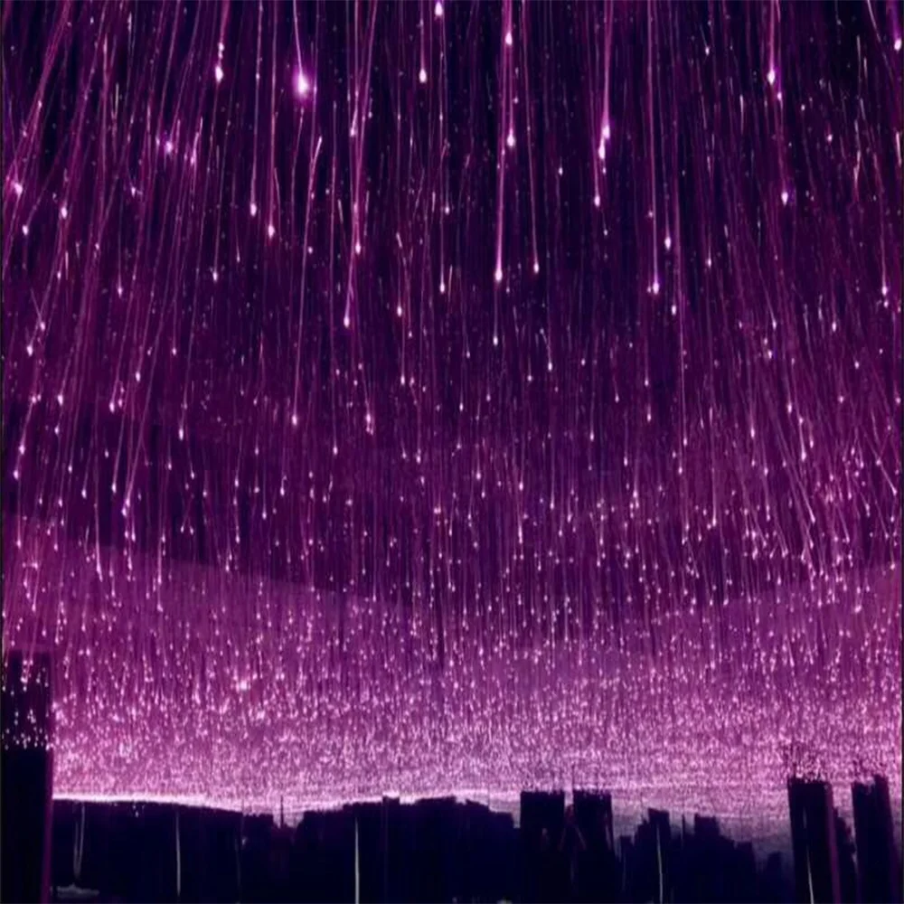 Душевой эффект волоконно-оптический дождь Облако свет комплект со светодиодным осветителем волоконно-оптический хвост