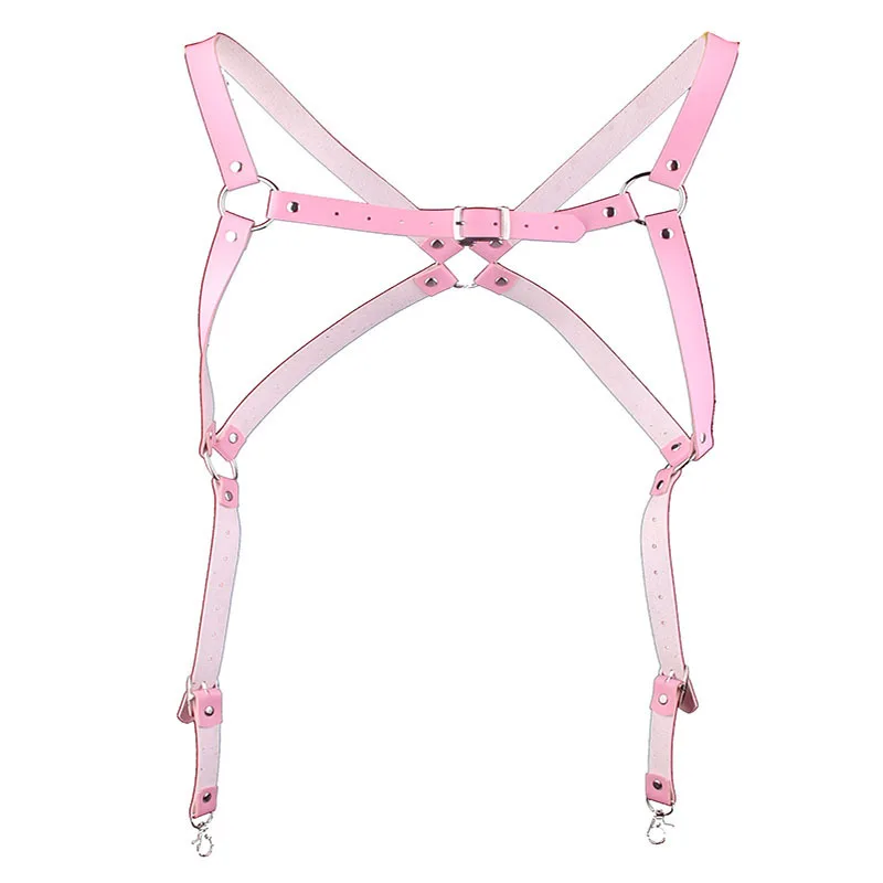 Factory direct sales Europe and the United States all-match straps cross-border hot selling punk style sexy belt suspenders