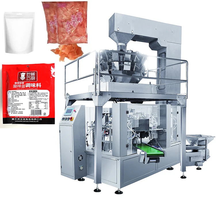 Linpack pouch vegetable kimchi pickle fill seal packing machine