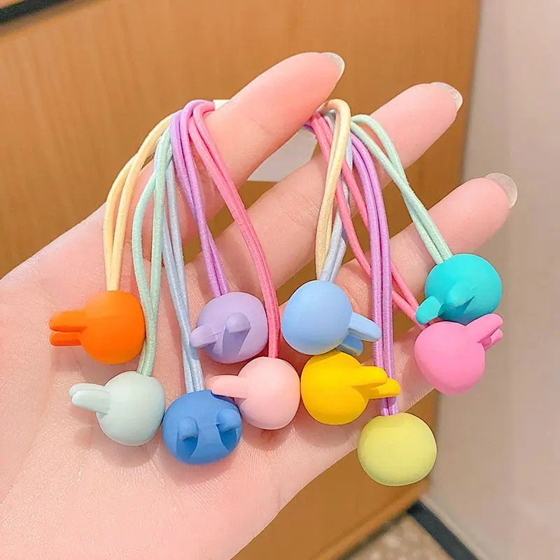 Satin Hair Scrunchies Silk Elastic Hair Bands Skinny Ropes Ponytail Holder Scrunchies Hair Ties For Women Girls