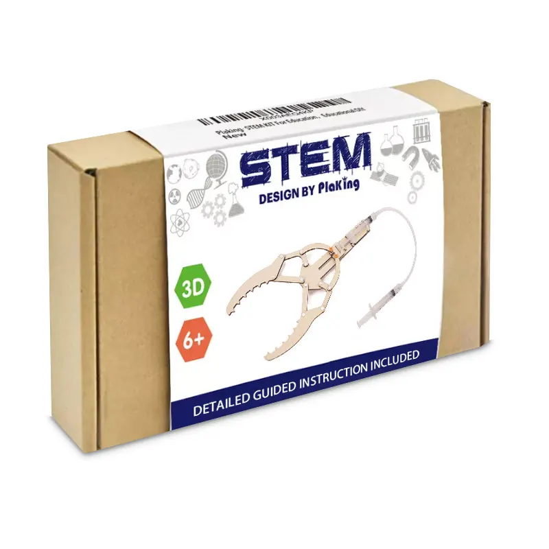Educational Toy Engineering Stem Toys wooden mechanical arm for Boys and Girls for Age 6 7 8 9 10 11 12 and Up