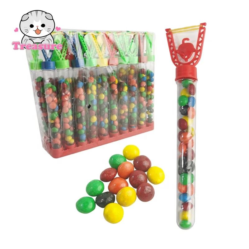 Slingshot toy jack chocolate bean dragee chocolate biscuit