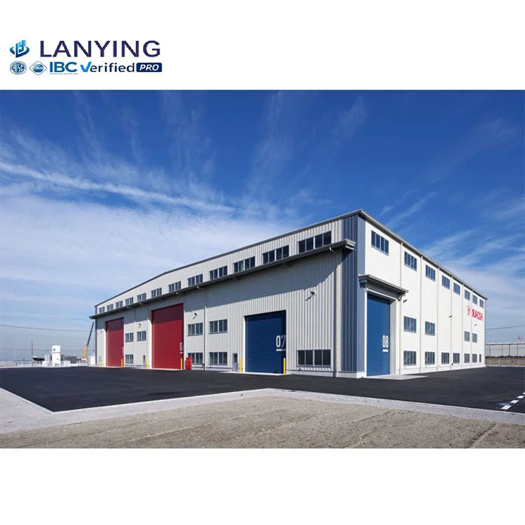 China manufacturer price prefabricated steel structure hall metal farm building aircraft hangar workshop warehouse