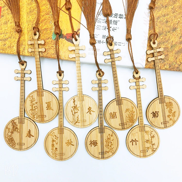 Wholesale Bamboo Bookmarks For Gift Custom Engraved Wooden bamboo Bookmark For Book