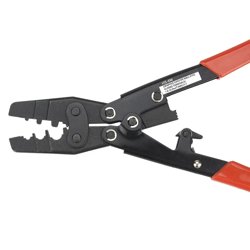 Factory Price Crimping Tool Crimping Pliers HX-6M Plier1.5-10mm2 15-7AWG for Non-Insulated Terminals Hexagonal Type