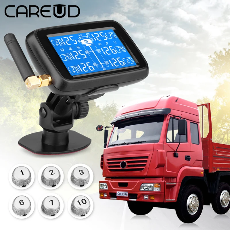 Система контроля давления в шинах CAREUD U901 беспроводной прицеп 6