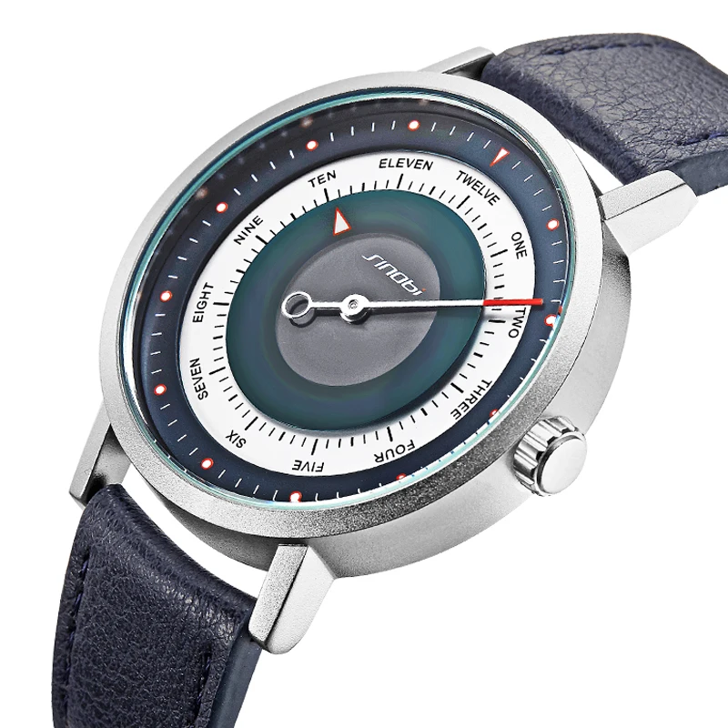 Crafted for Excellence Leather Strap Quartz Watch for Men Precision on Your Wrist from High-End Watch Manufacturers in China
