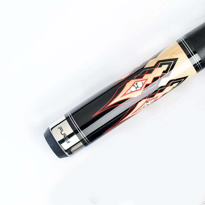 Fury DE series 58' billiard stick north American maple shaft center joint fashionable digital decal butt professional pool cue