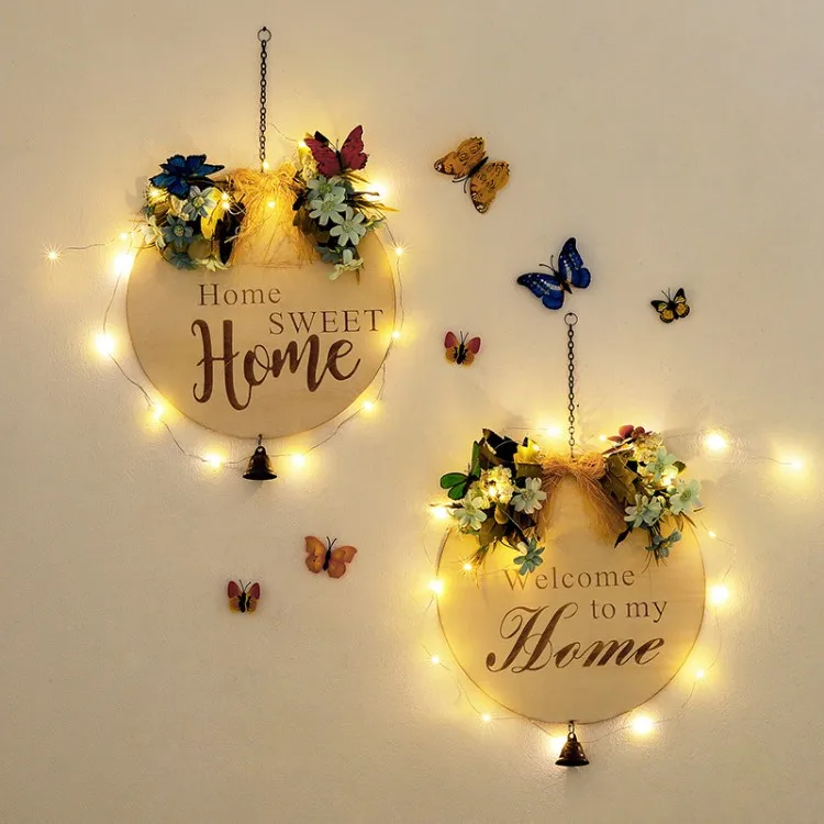 Wood Circle Round Wood Pieces Blank Round Ornaments for DIY Craft Project