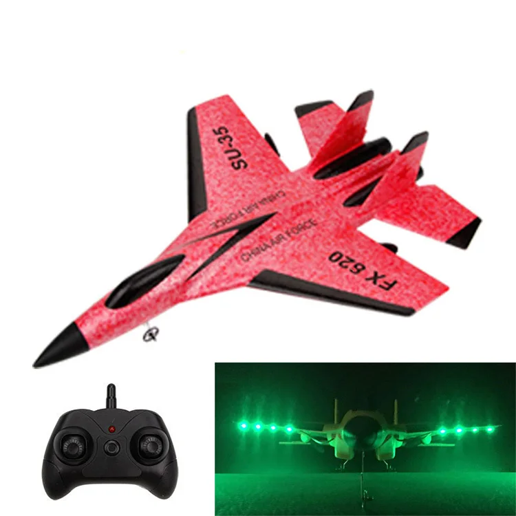 Fx620 Remote Control Glider fixed wing Su-35 fighter 2.4GHz Remote Control Combat Aircraft Toy with 2 Modes Airplane
