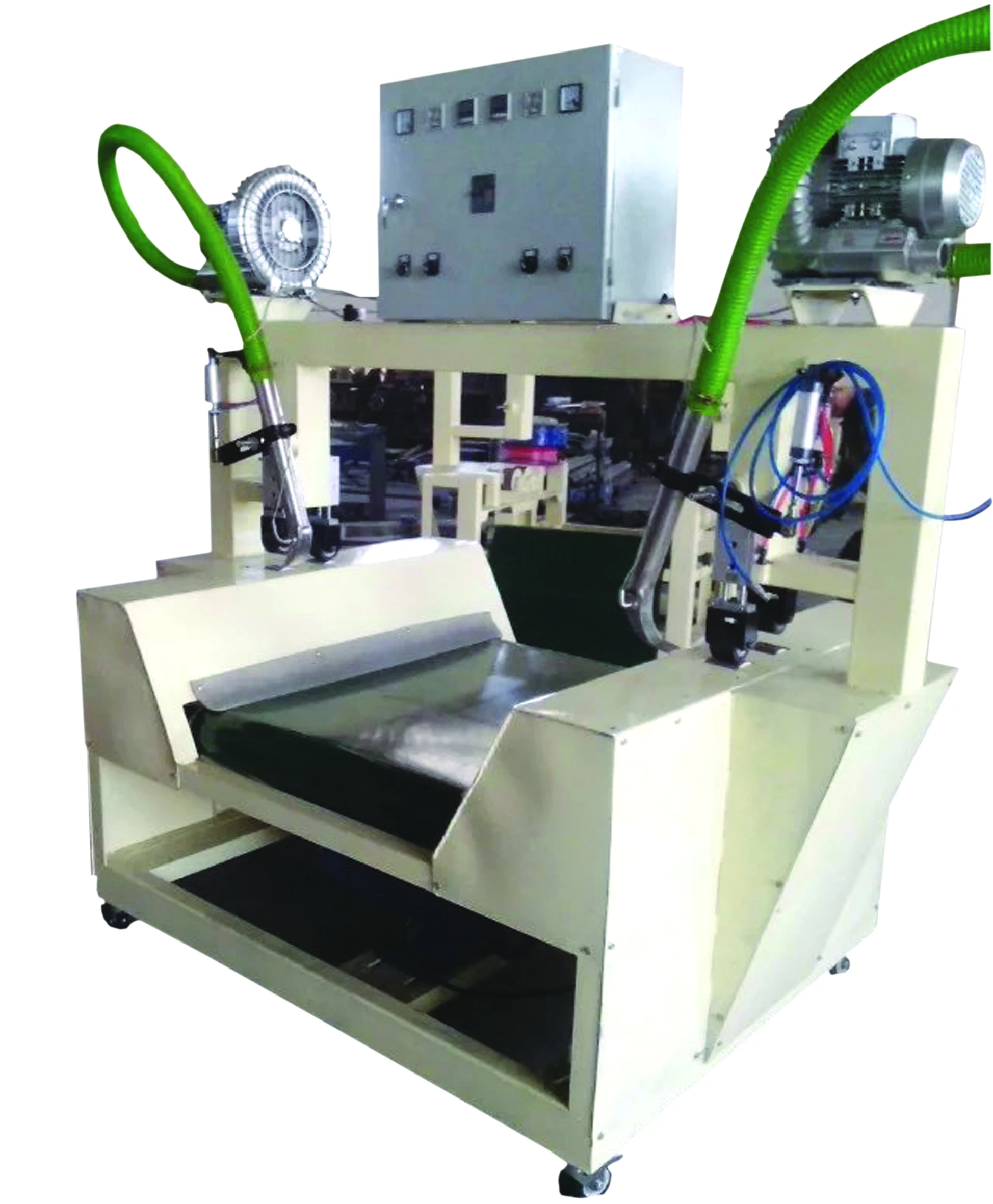 PE PVC tarpaulin Double Edges Folding and Rope into Machinery, Hemming Machine
