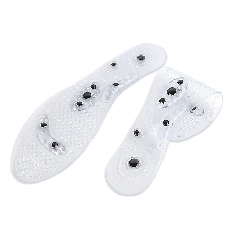 Silicone PVC Health Magnetic Massage Insole Board Silicone Foot Care 5d PVC Massaging Insole Board for Shoes