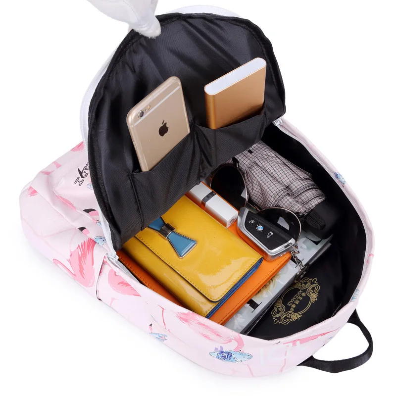 BESTWILL wholesale 2022 large capacity printing PVC university student school girl  casual women other Ladies backpacks