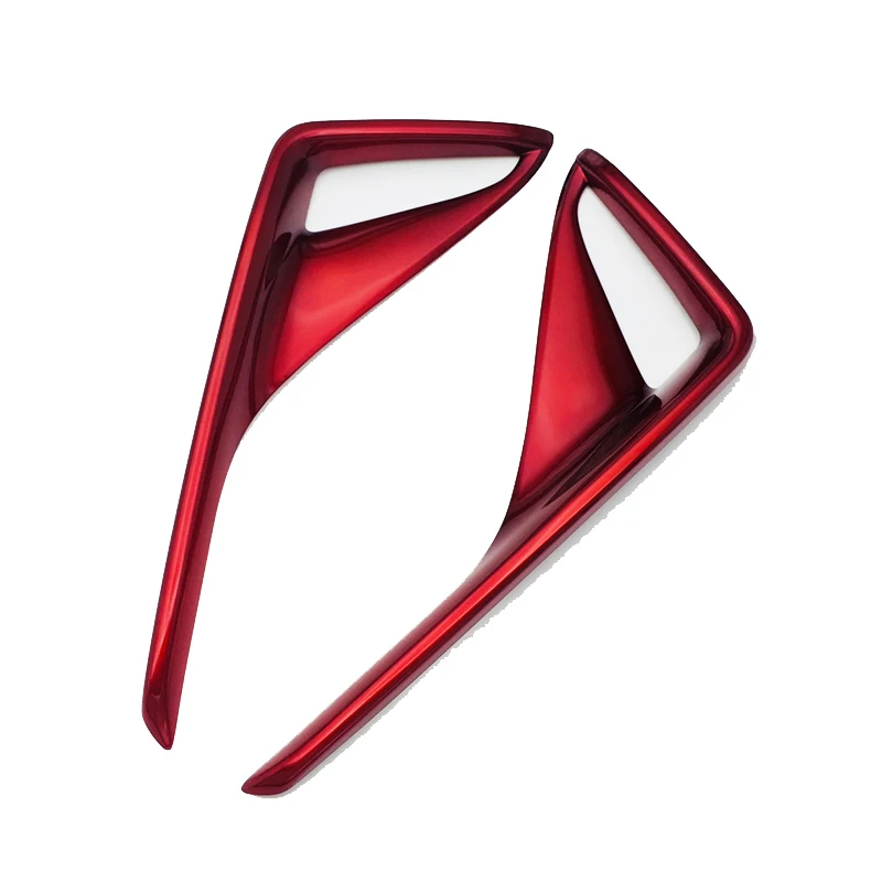 ABS Plastic Red Colour Tail Rear Fog Light Cover Trim For Toyota CHR 2017 2018 Molding Car Exterior Accessories