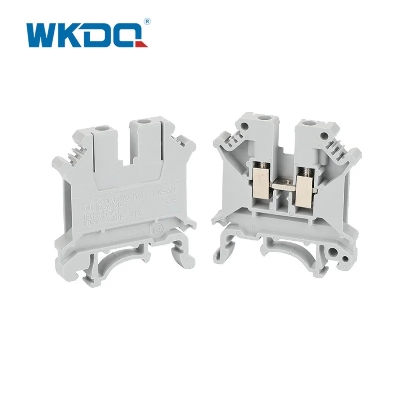 Винтовой соединитель JUK 5N клеммные колодки с креплением на Din-рейку
