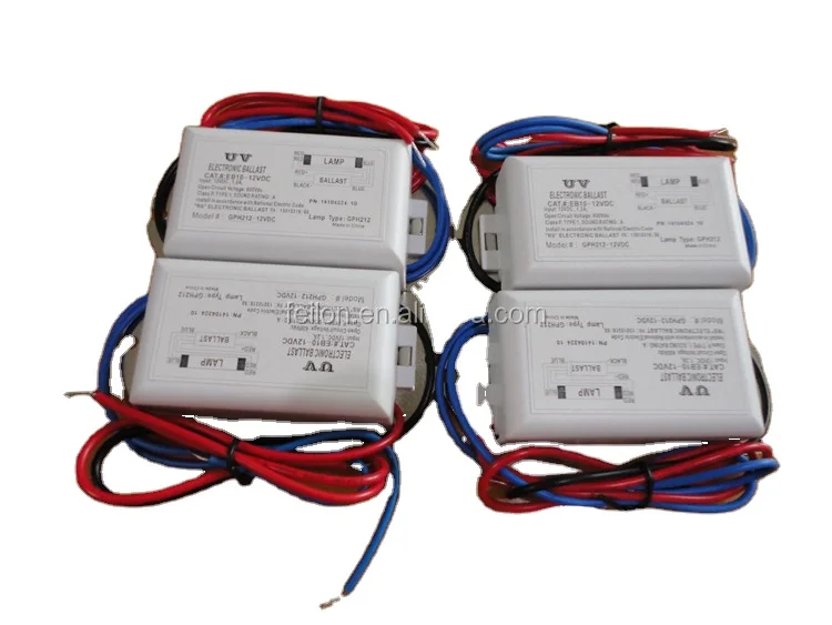 UV electronic ballast DC12V T5 UV lamp ballast 10w