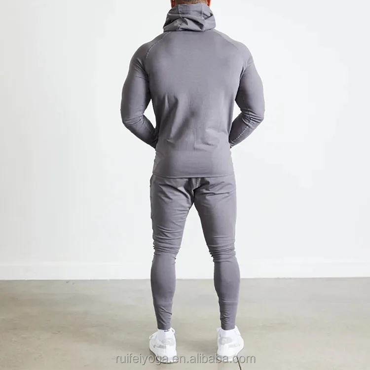 Manufacturer Training Gym Track Suits Custom Unisex Blank Plain Cotton Two Piece Pant Mens Jogging Suits Sweatsuit Set Tracksuit