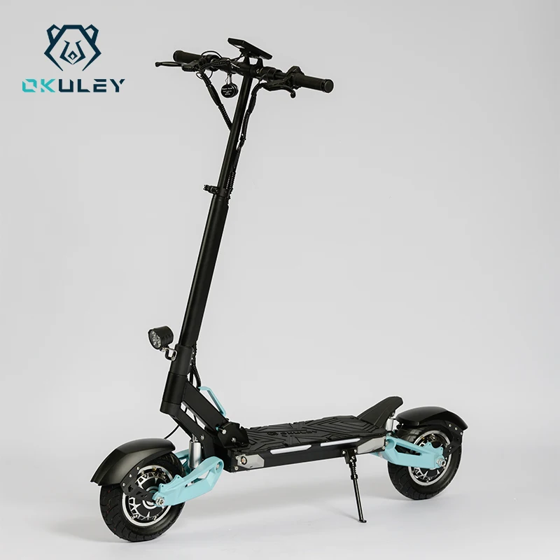R8-10 Okuley 48 В 45 км/ч высокоскоростной Электрический скутер 10 дюймов мощный Электрический скутер