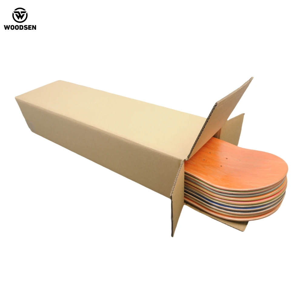10pieces/carton 8.5inch Factory Manufacturer 7 Ply Canadian Maple blank Skateboard deck for Adult