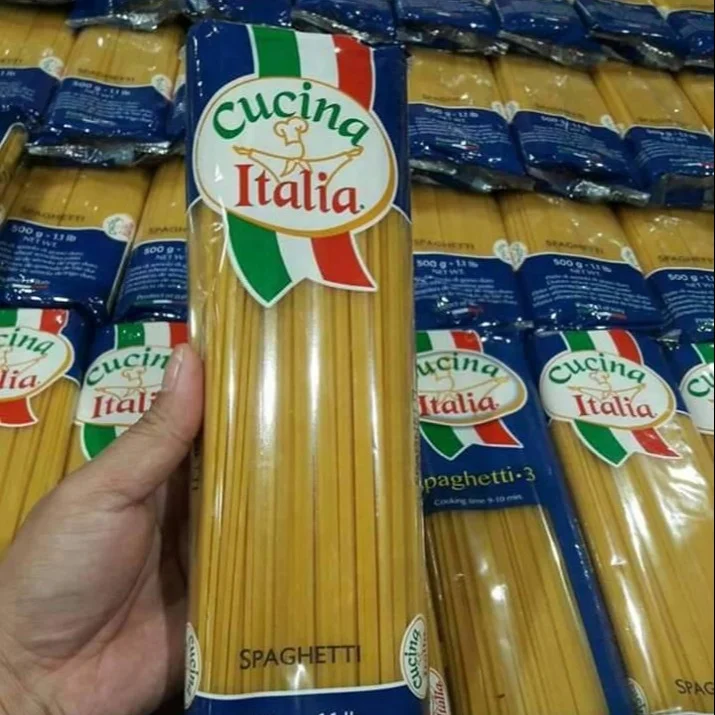 Long Pasta, Spagetti 500 gr 1,2 mm From Italy