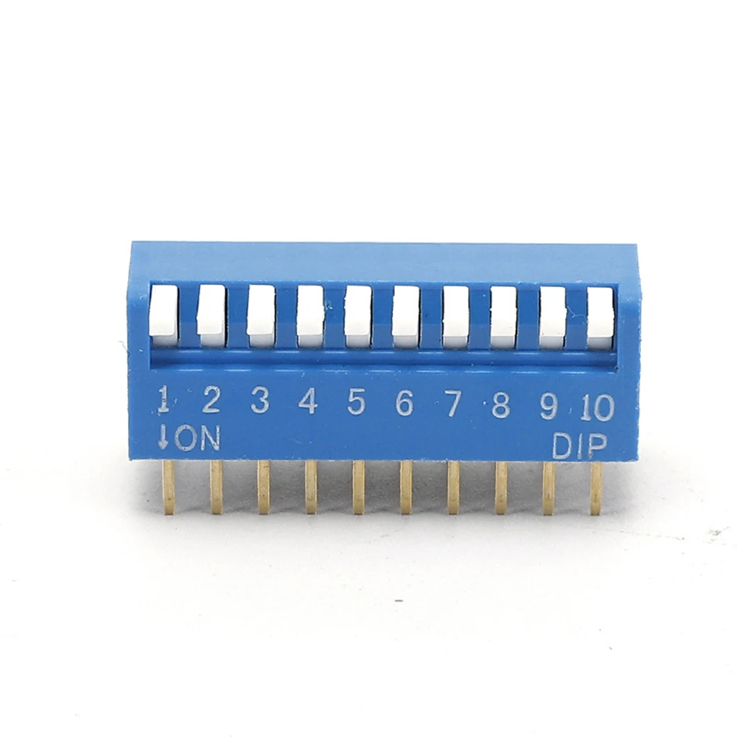 SMD dip switch smd 1-12pin 1.27 pitch 4p7t 127mm smt smd Dial Switch 1 2 3 4 5 6 7 8 9 10 11 12 pin position 1.27mm dip switch