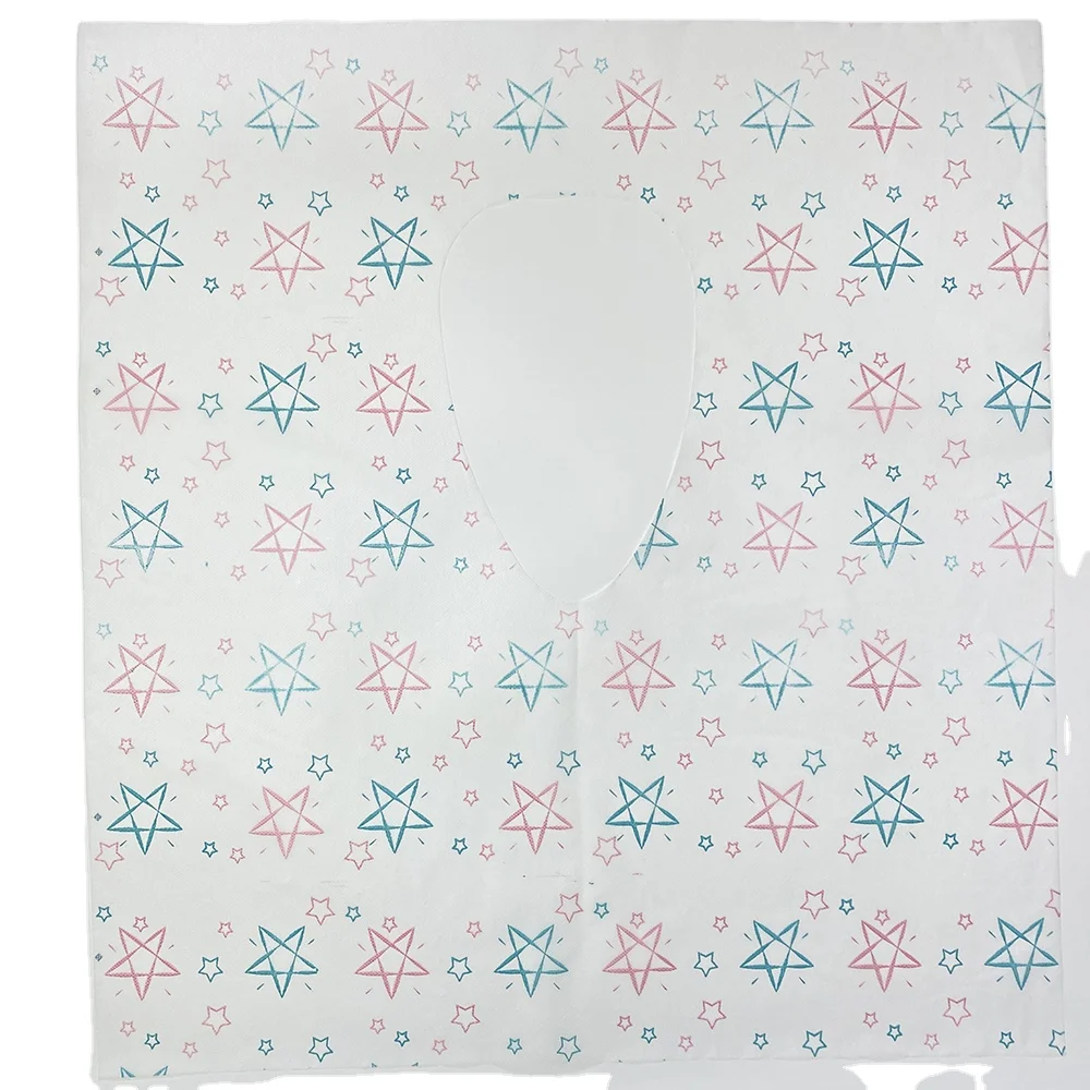 High quality toilet seat cover, customized cartoon printed non-woven fabric, disposable toilet for children