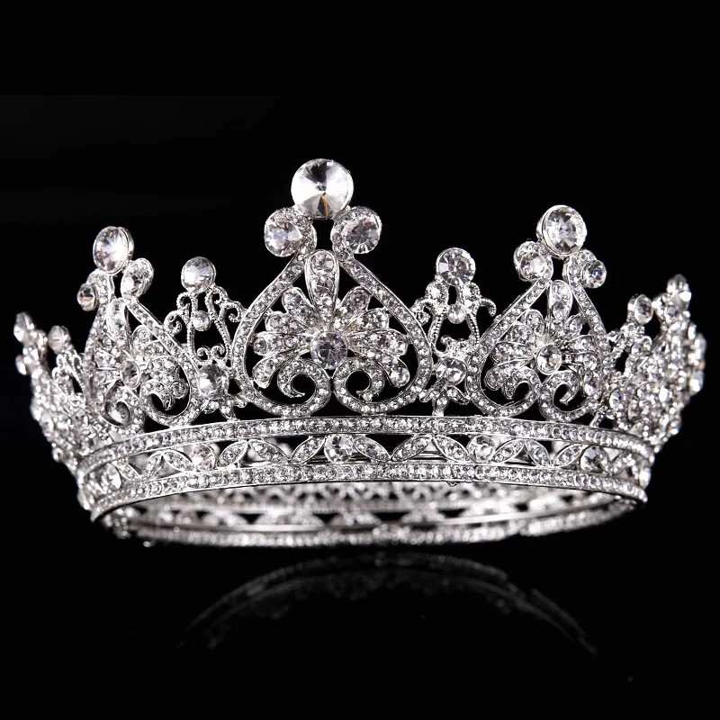 
Top-selling Bride diamond crown hair band wedding dress accessories headwear 