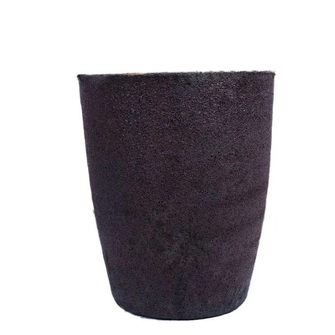 Melting Furnace graphite silicon carbide crucible 10kg Large size Graphite SiC Crucible