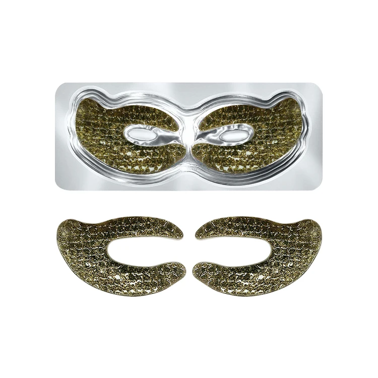 Butterfly Shape Seaweed Gold Green Customized Color Remove Dark Circles Around Eye Patch