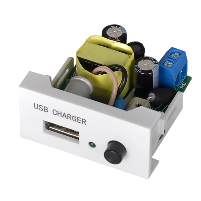Chinese factory NEPCI USB charger 22.5x45 USB charging module for Legrand wall plate  XJY-USB-41-2.1A/5V